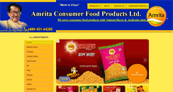 Desktop Screenshot of amritaconsumer.com