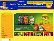 Tablet Screenshot of amritaconsumer.com